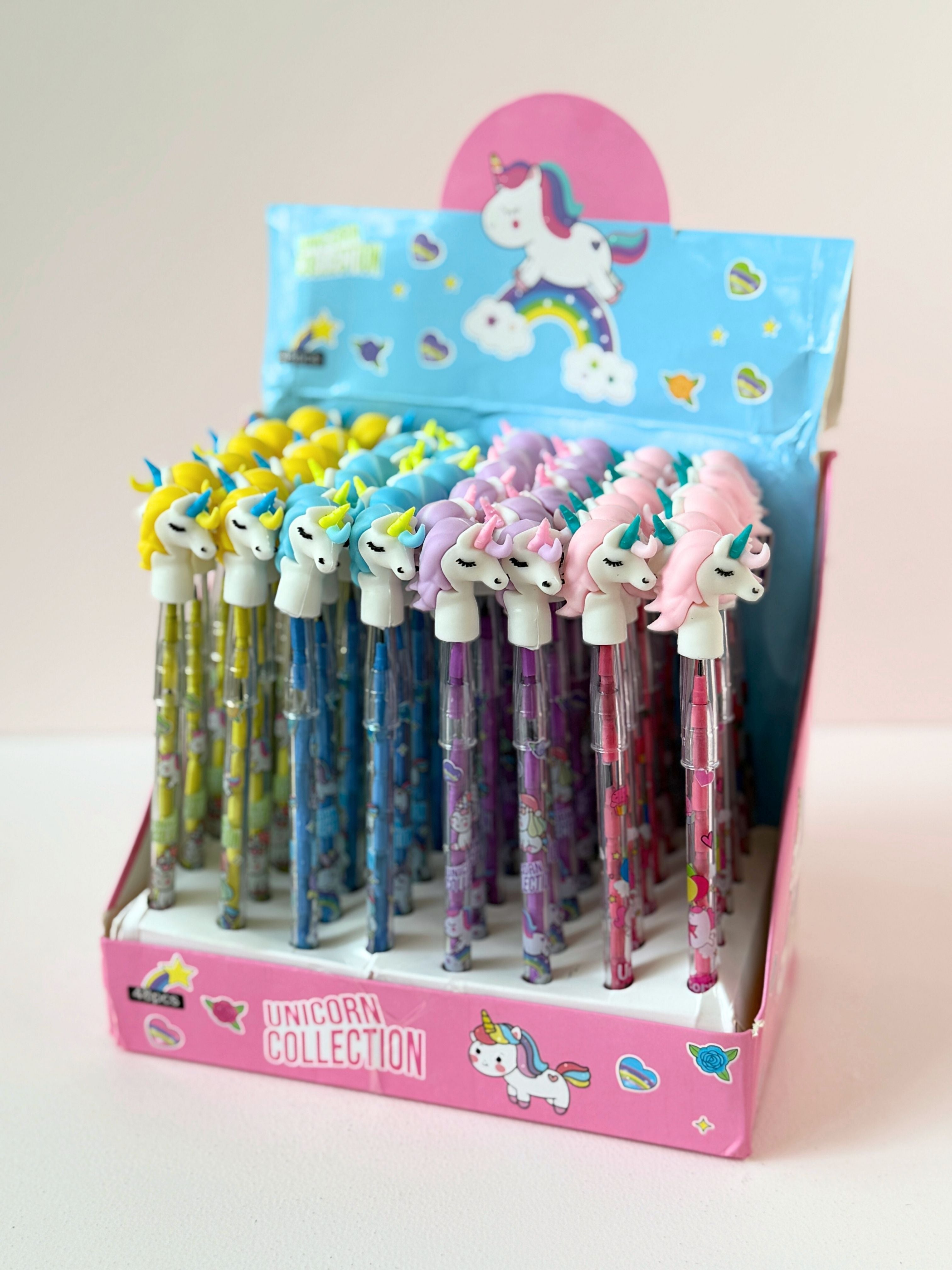 Kawaii Unicorn Push Pencil – Cute Mechanical Pencil for Kids & Stationery Lovers