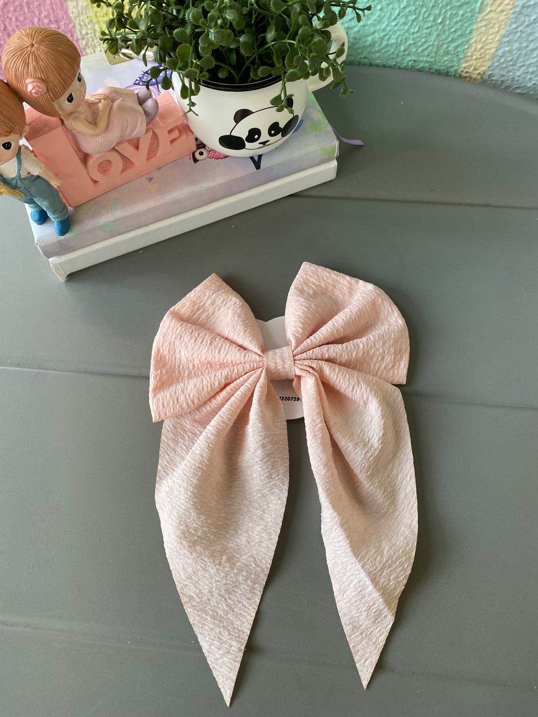 Pastel Colour Big Bow Hair Clip