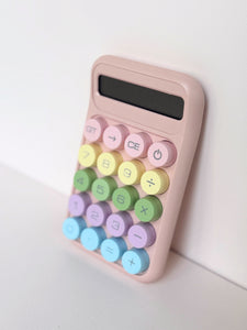 Pastel Retro Calculator – Cute, Colourful & Functional