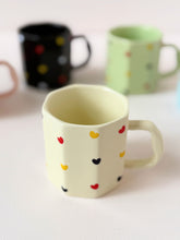 Load image into Gallery viewer, Colour Pop Heart Mug – Bold &amp; Pastel Options
