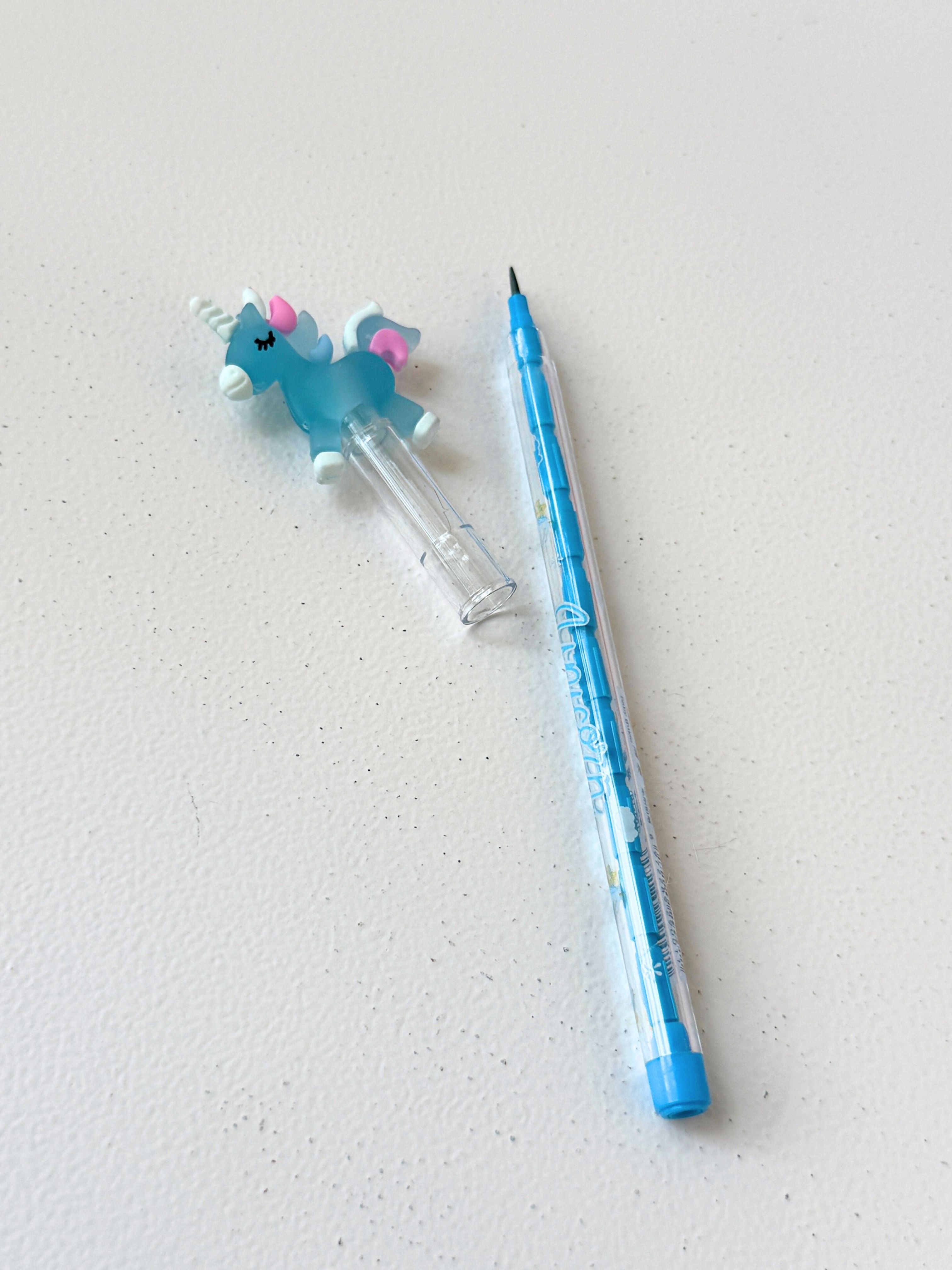 Standing Unicorn Push Pencil – Colourful Kawaii Mechanical Pencil