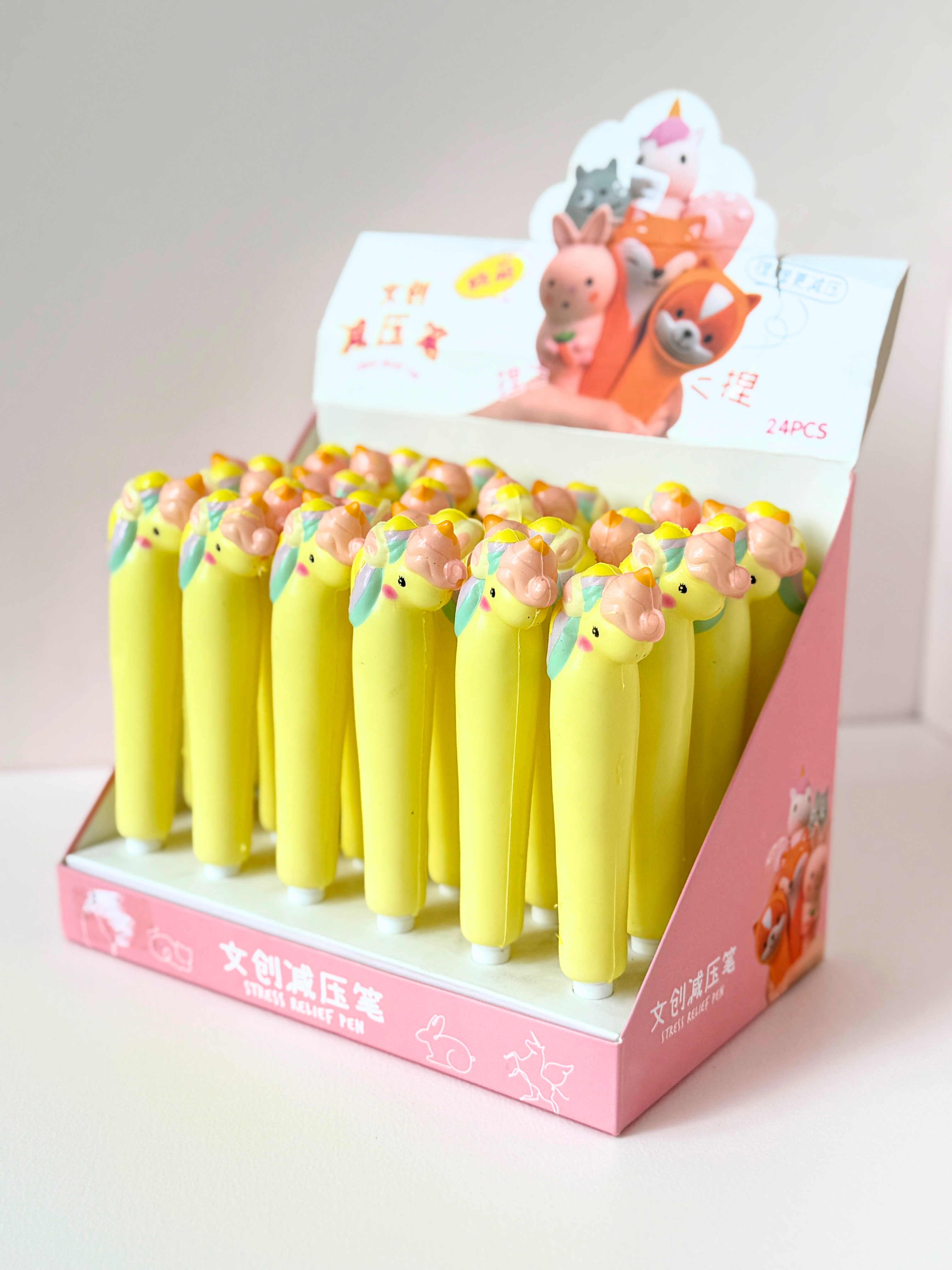 Cute Unicorn Stress Relief Pen – Adorable Gel Ink Pen for Kids & Stationery Lovers