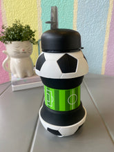 Load image into Gallery viewer, Football Collapsible Sipper Bottle
