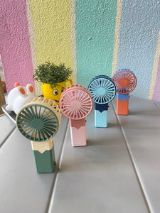 Mini Hand Fan With Light