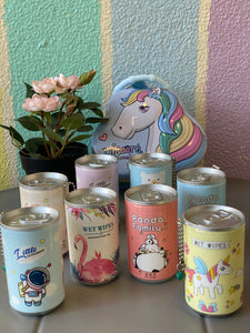 Unicorn & space design Wet Wipes - assorted