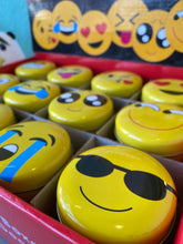 Load image into Gallery viewer, Emoji Smiley Tin Box - Assorted Design
