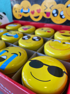 Emoji Smiley Tin Box - Assorted Design