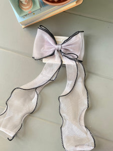 Pretty Long Hair Bow Clip