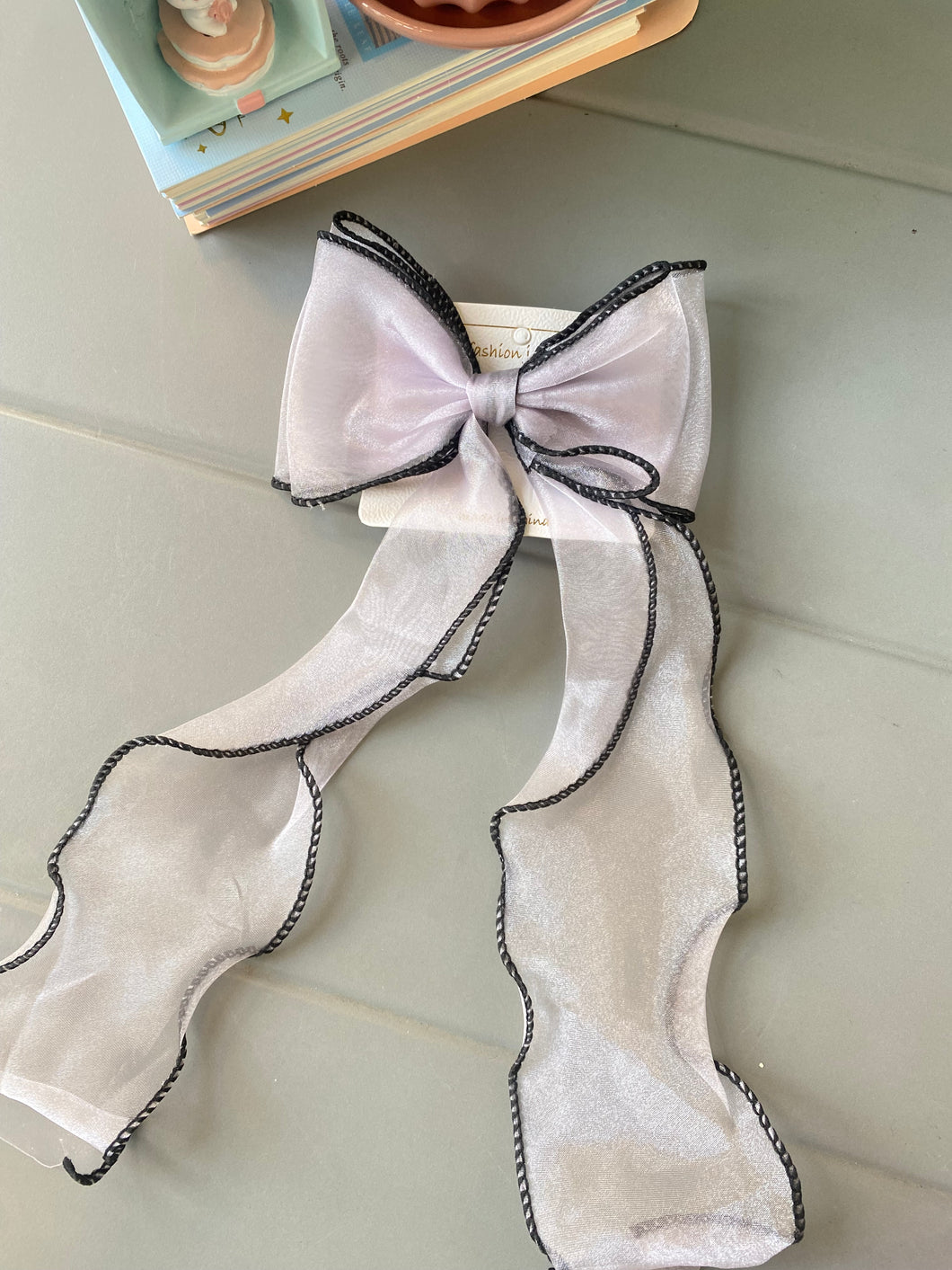 Pretty Long Hair Bow Clip