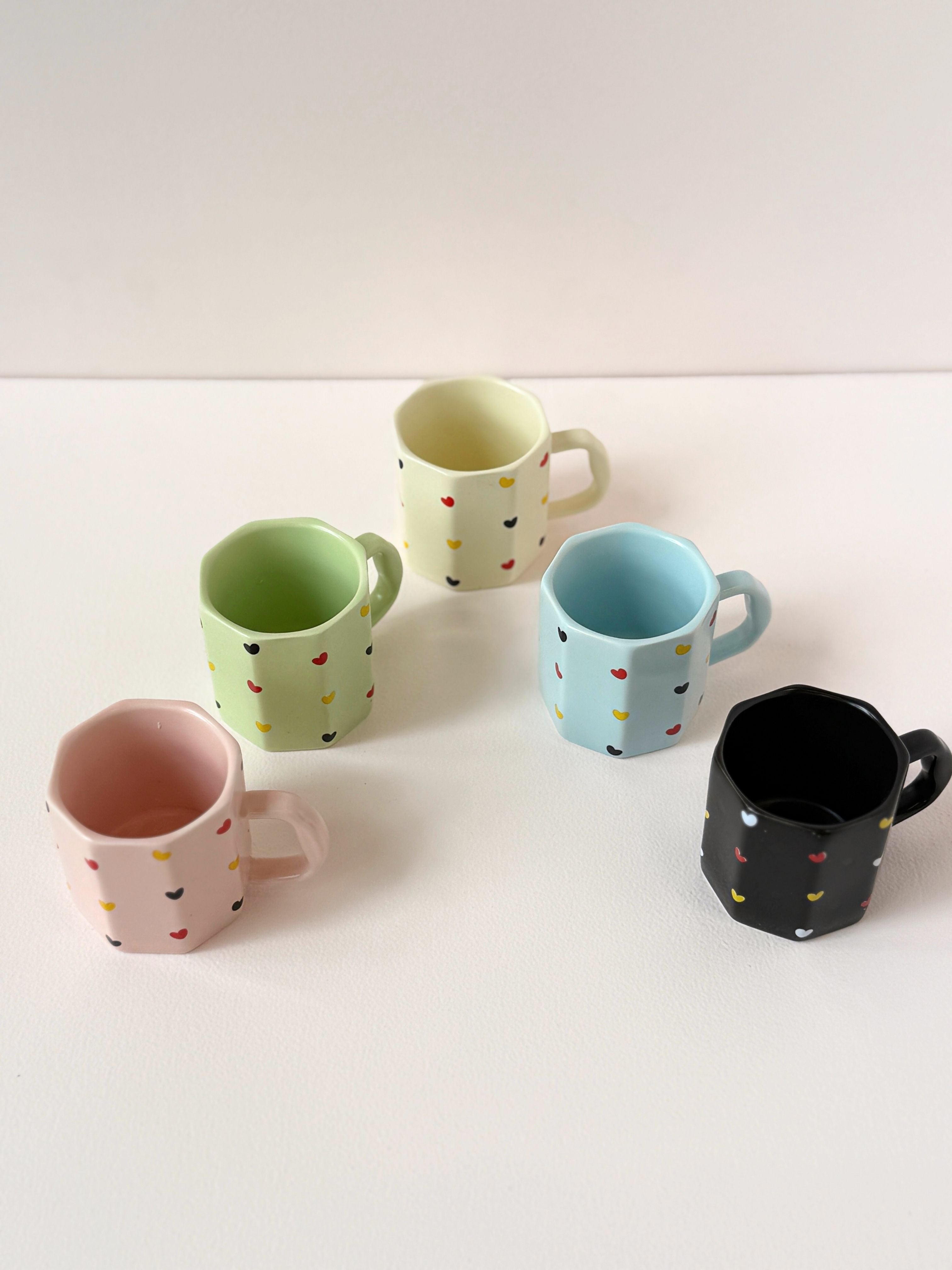 Colour Pop Heart Mug – Bold & Pastel Options