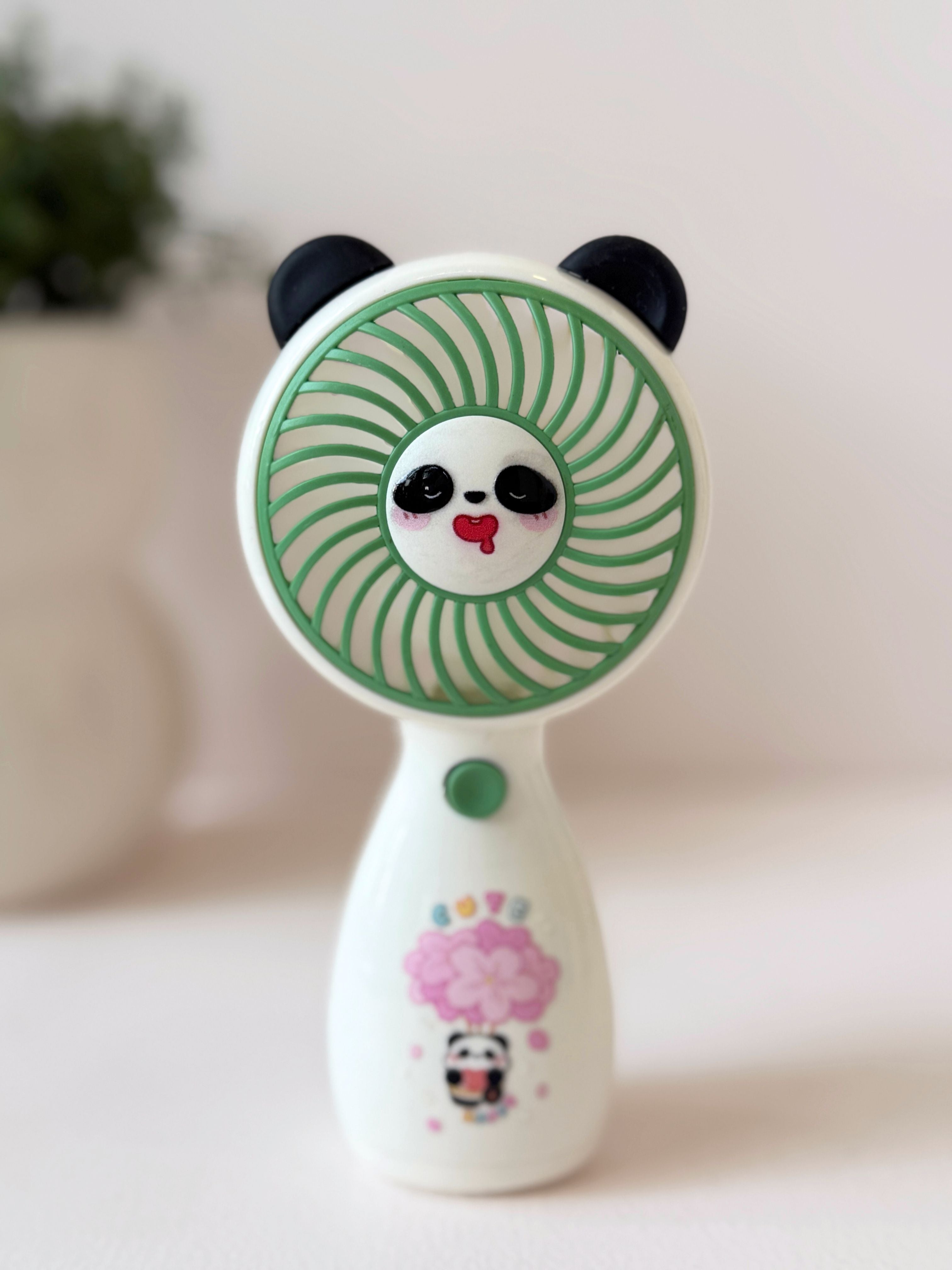 Mini Panda Handheld Fan – Cute & Portable USB Fan for Kids & Adults