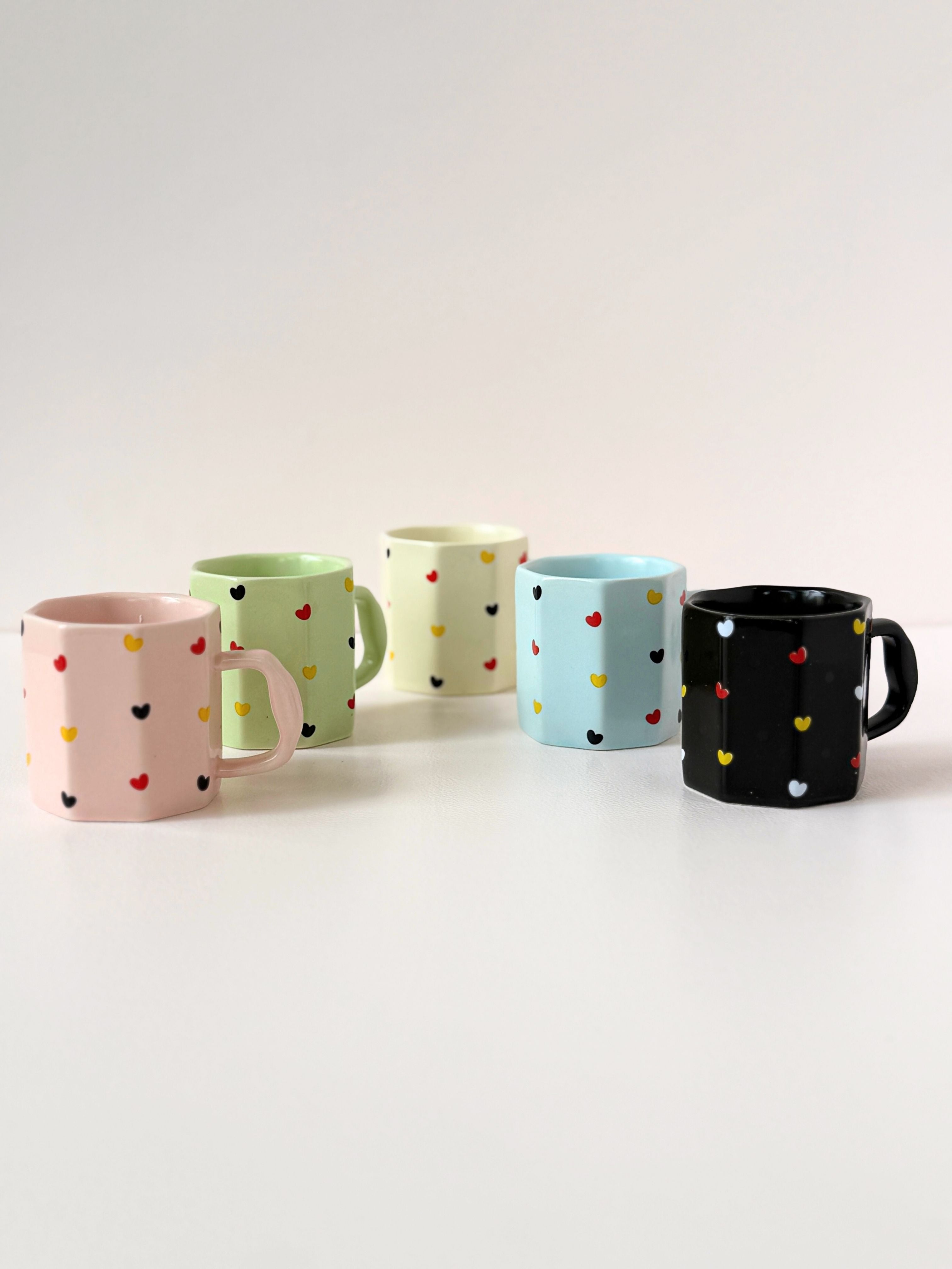 Colour Pop Heart Mug – Bold & Pastel Options