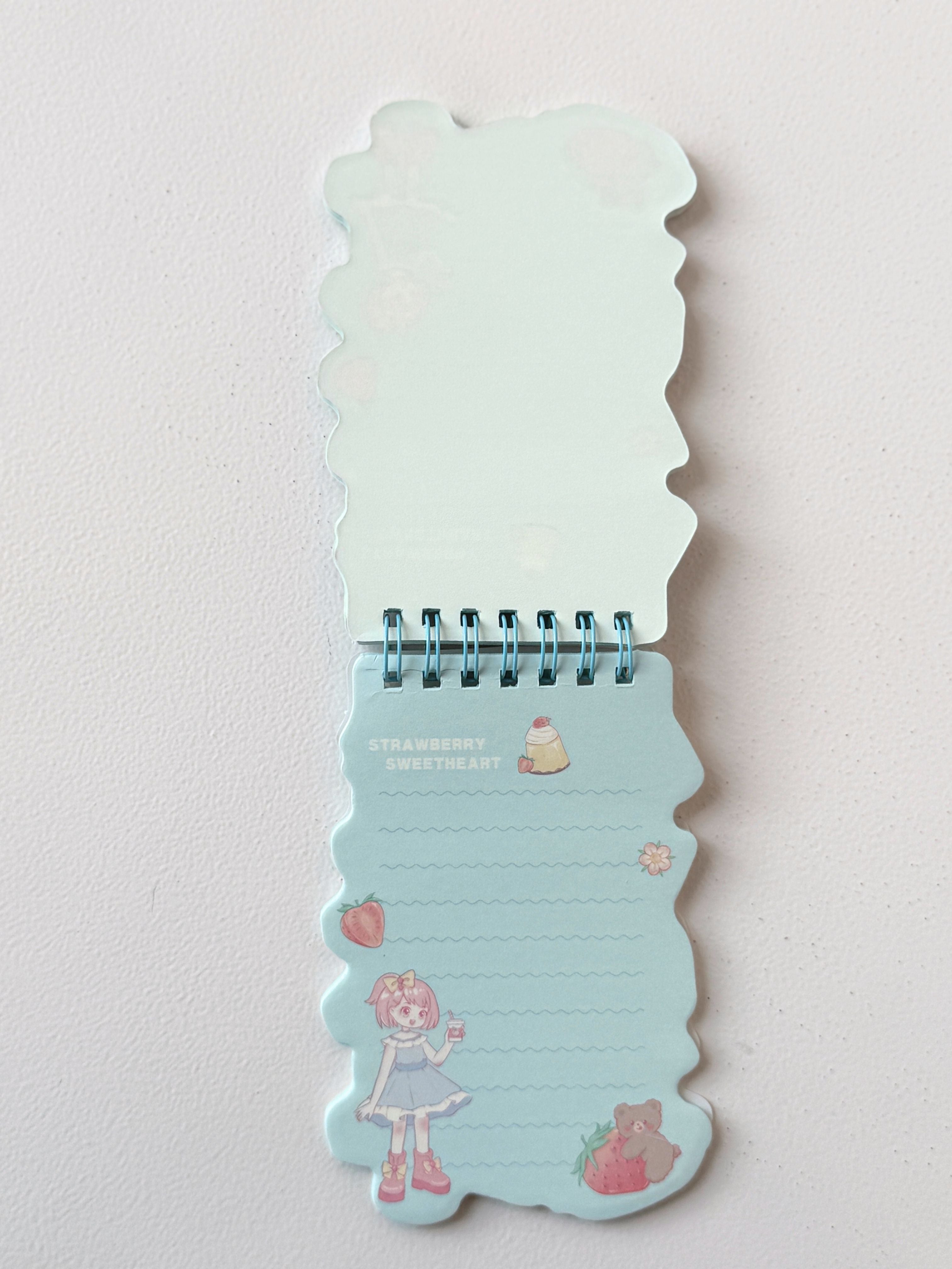 Sweetheart Memo Pad – Kawaii Spiral Notebook