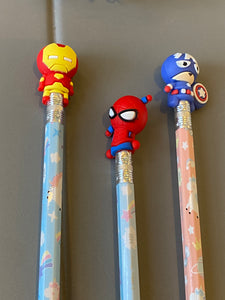 Set Of 3 Pencil Toppers