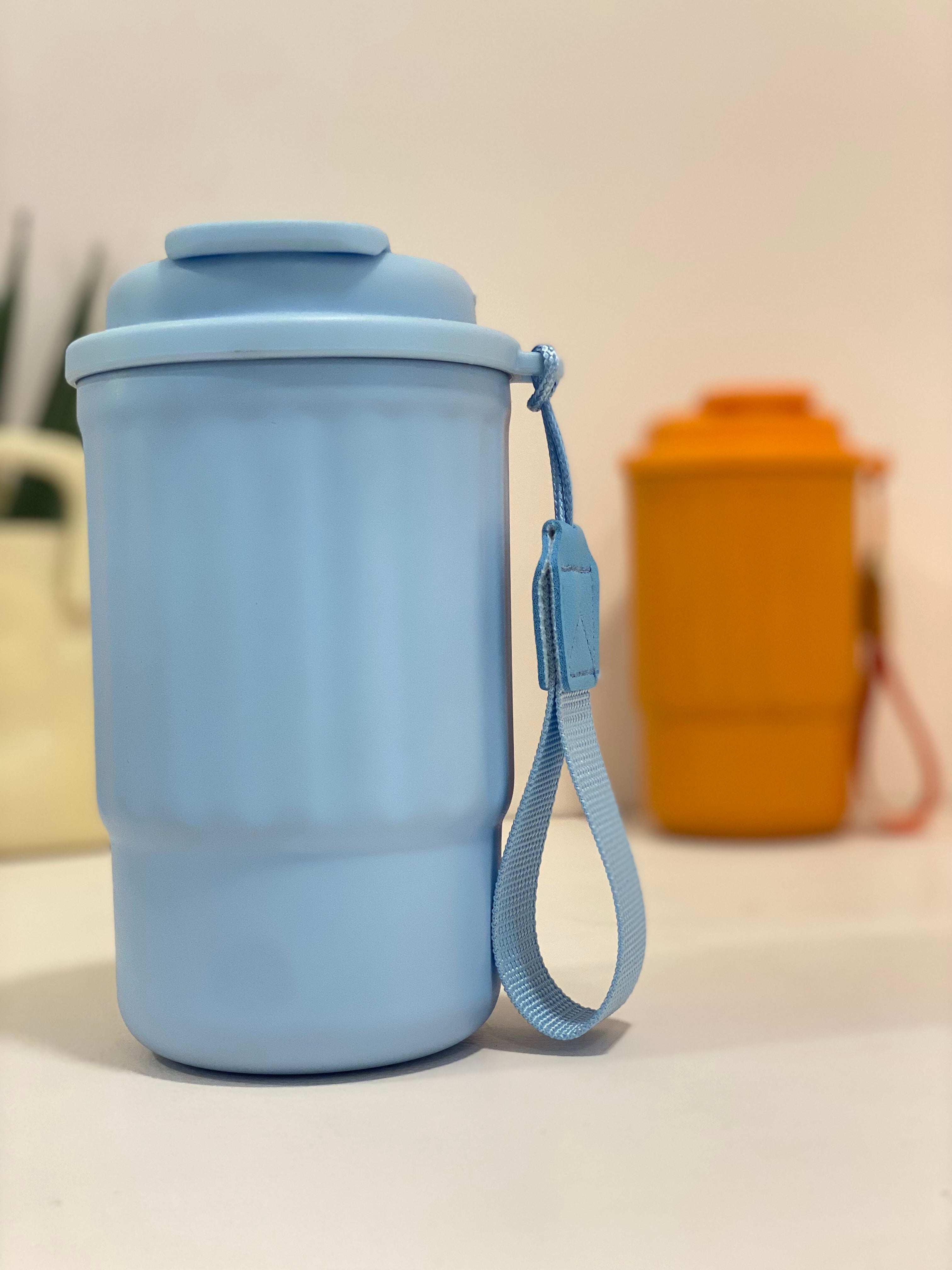 Portable Sports Water Sipper with Flip Lid – 450ml Leakproof & BPA-Free