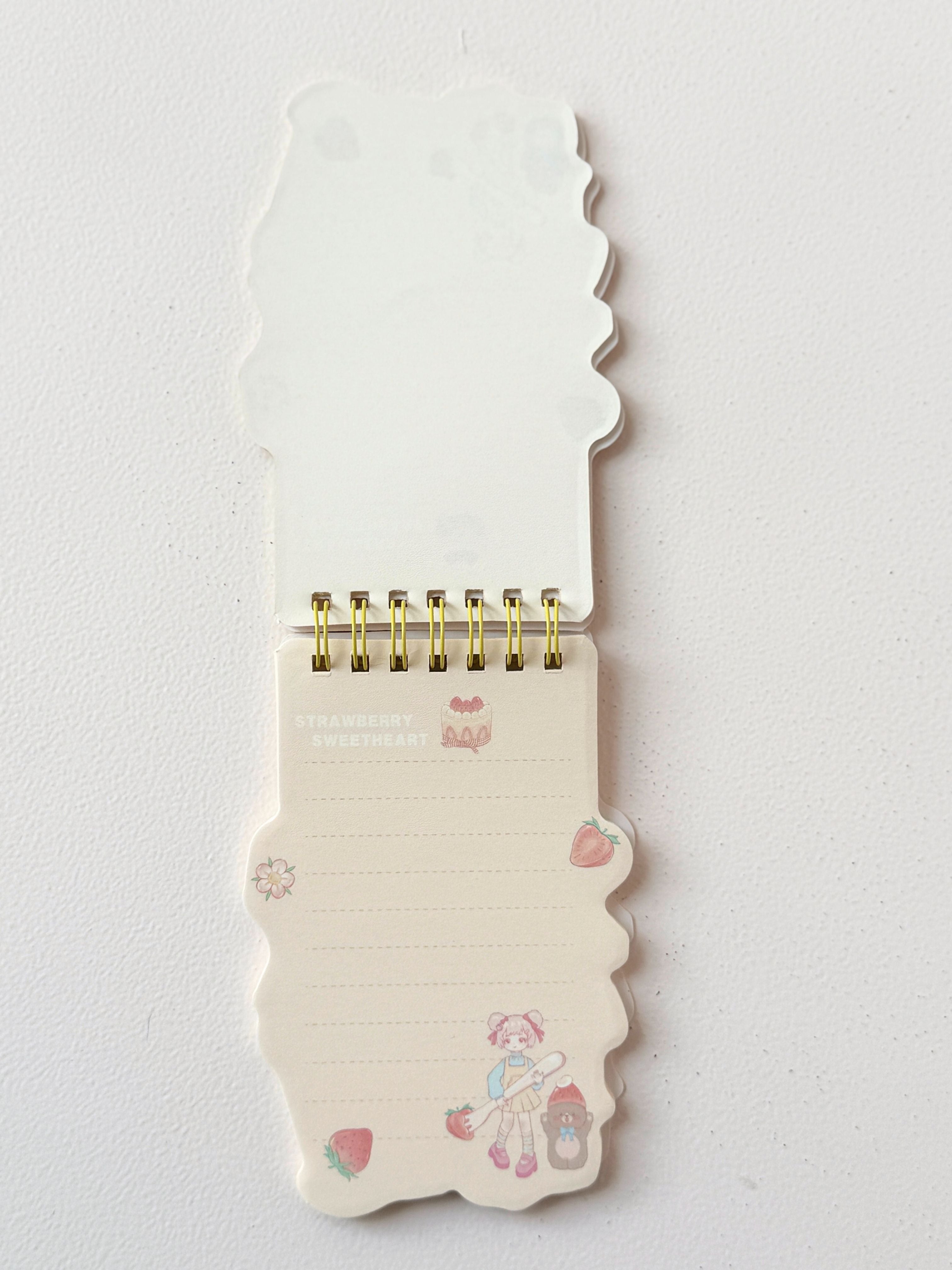 Sweetheart Memo Pad – Kawaii Spiral Notebook