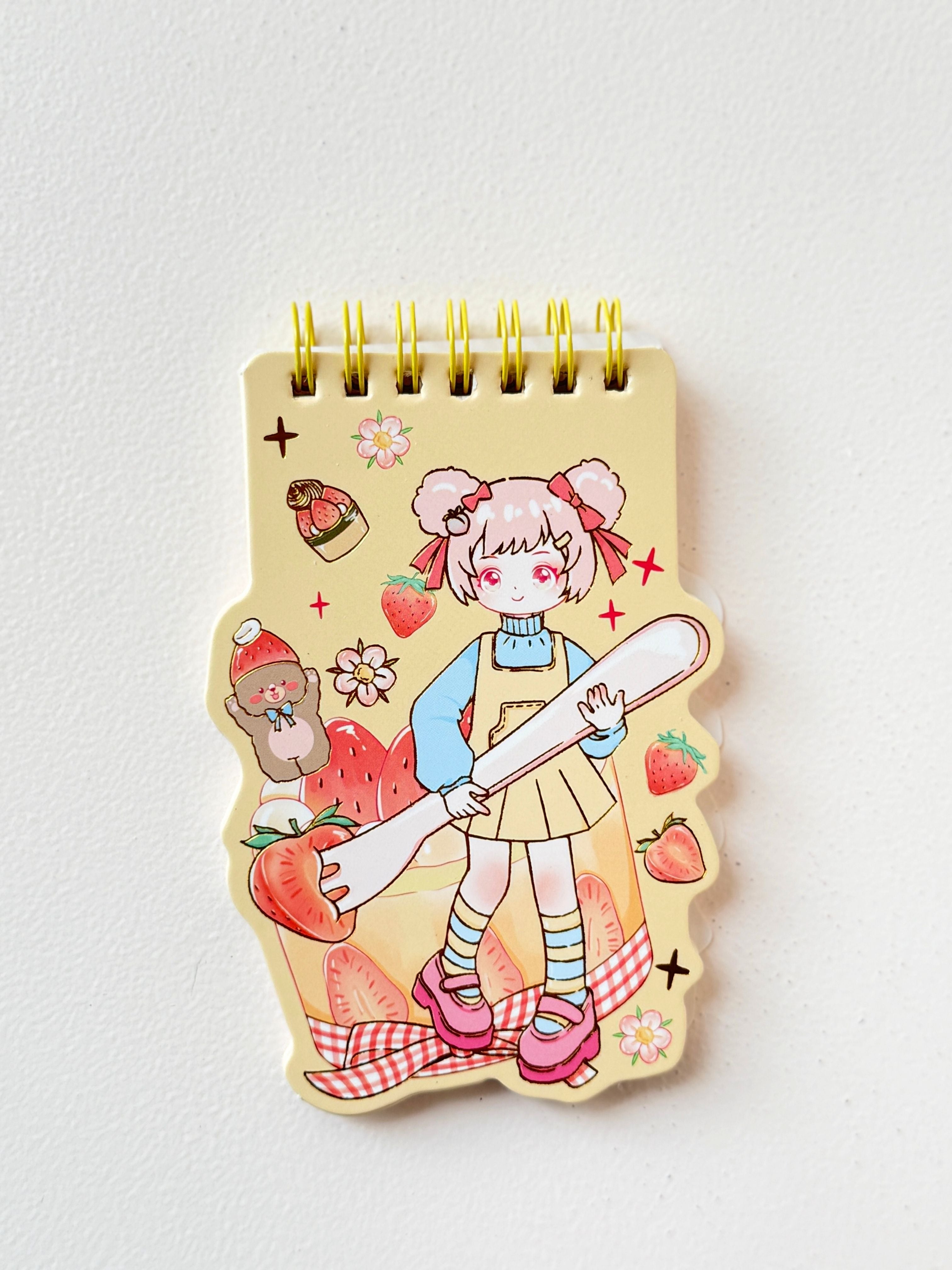 Sweetheart Memo Pad – Kawaii Spiral Notebook