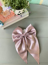 Load image into Gallery viewer, Satin Big Bow Hair Clip
