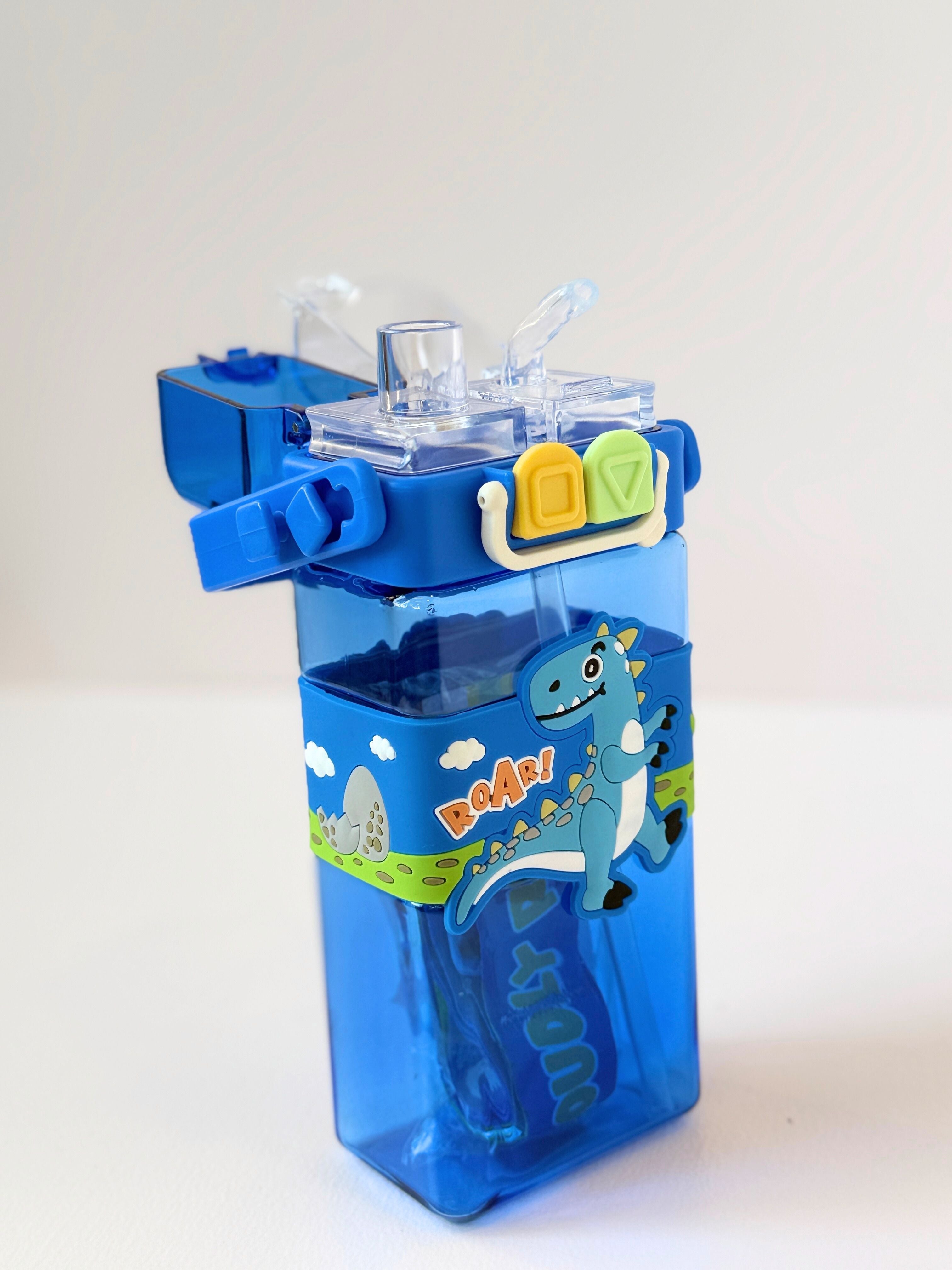 Vibrant Kids Leak-Proof Dual Sided Water Bottle with Strap – 600ml