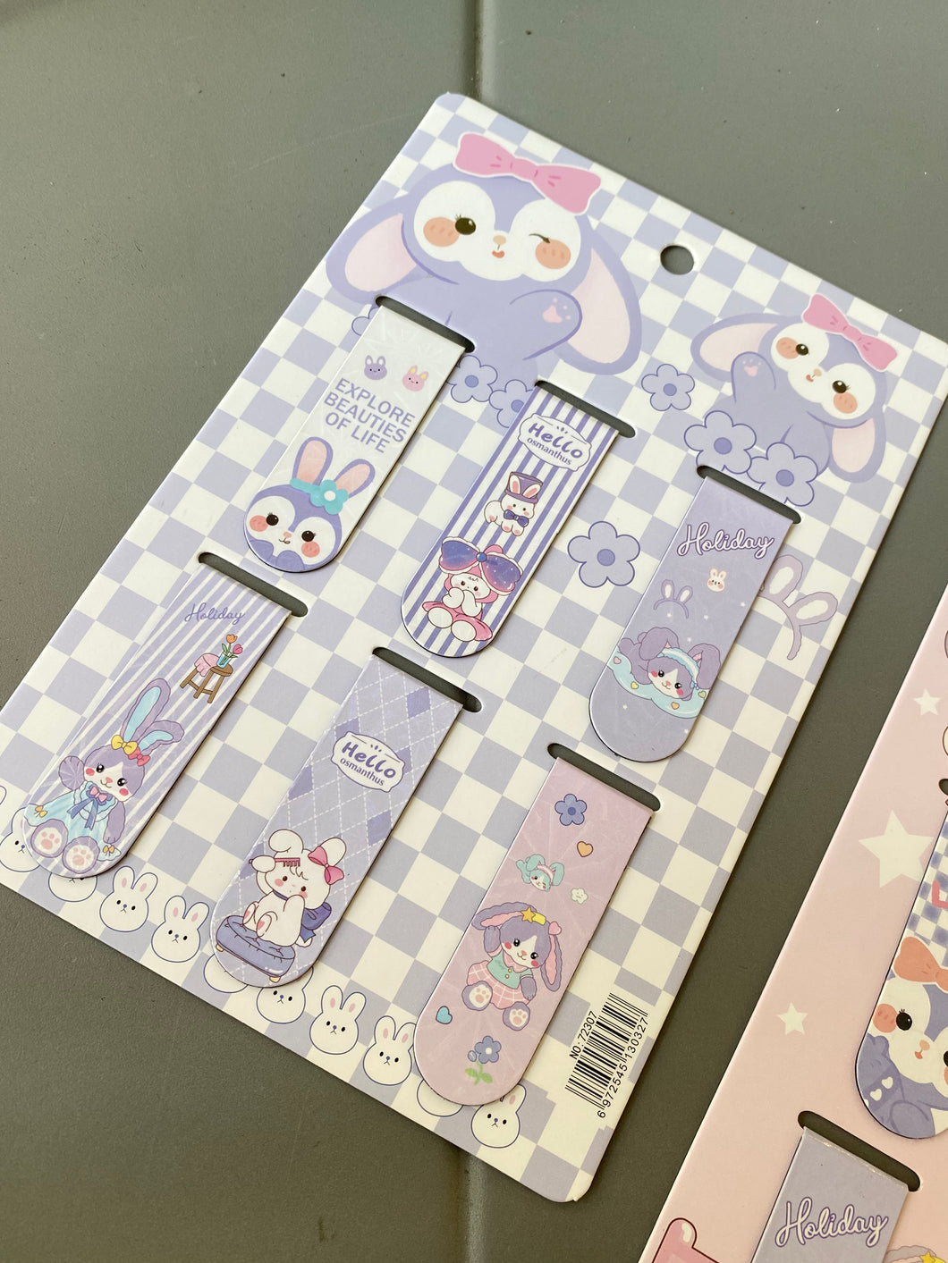 Adorable Bunny Magnatic Bookmarks