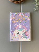 Load image into Gallery viewer, Unicorn Liquid Glitter Diary
