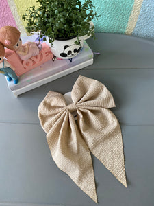 Pastel Colour Big Bow Hair Clip