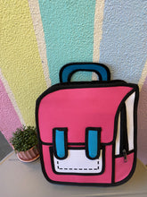 Load image into Gallery viewer, Cute 2D Drawing Student Backpack
