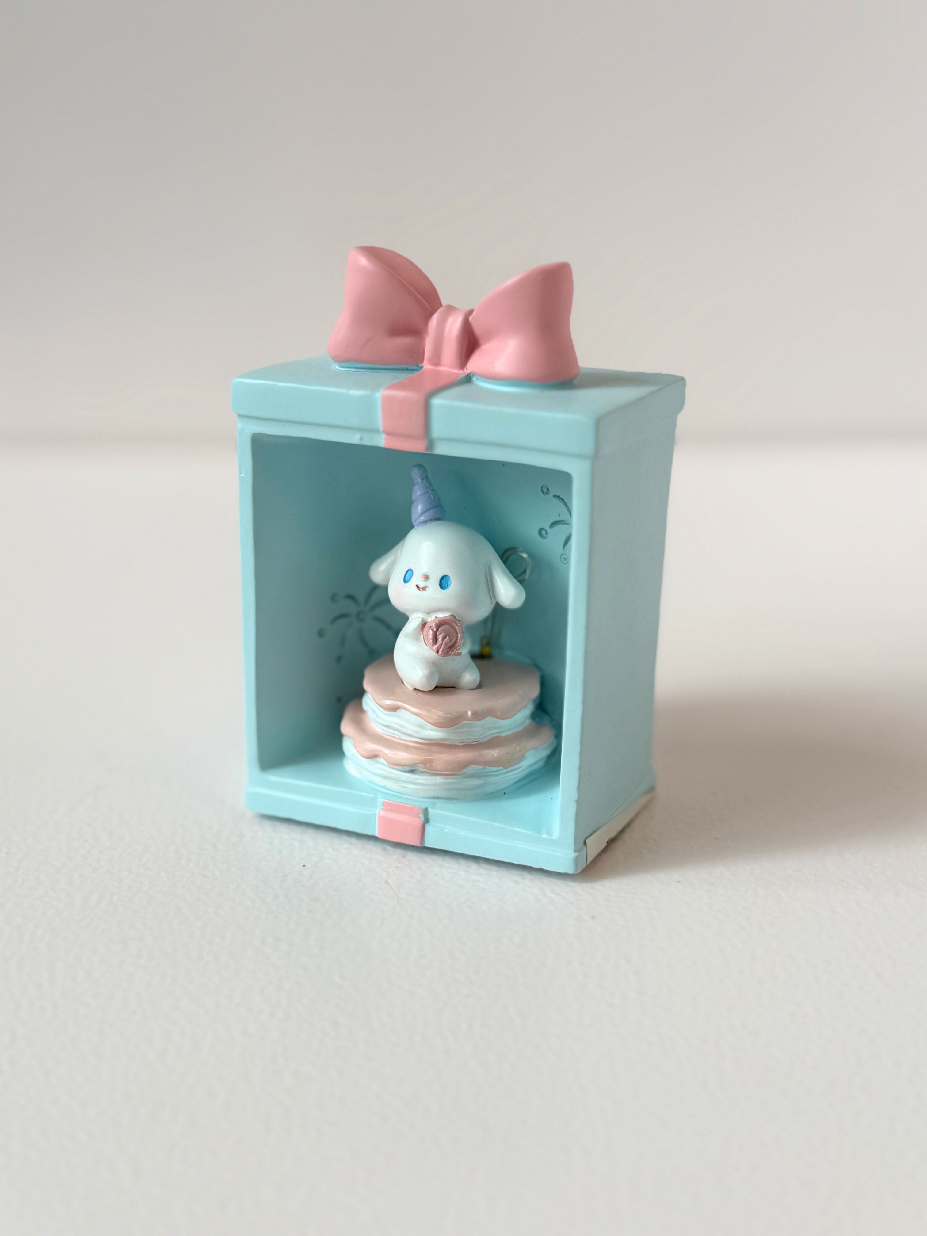 Magical Pancake Bunny & Book Bear in a Gift Box with LED Night Light