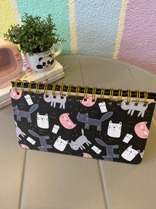 Cat Weekly Planner - Black Colour