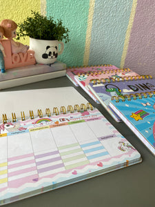 Dino & Unicorn Spiral Diary Planner