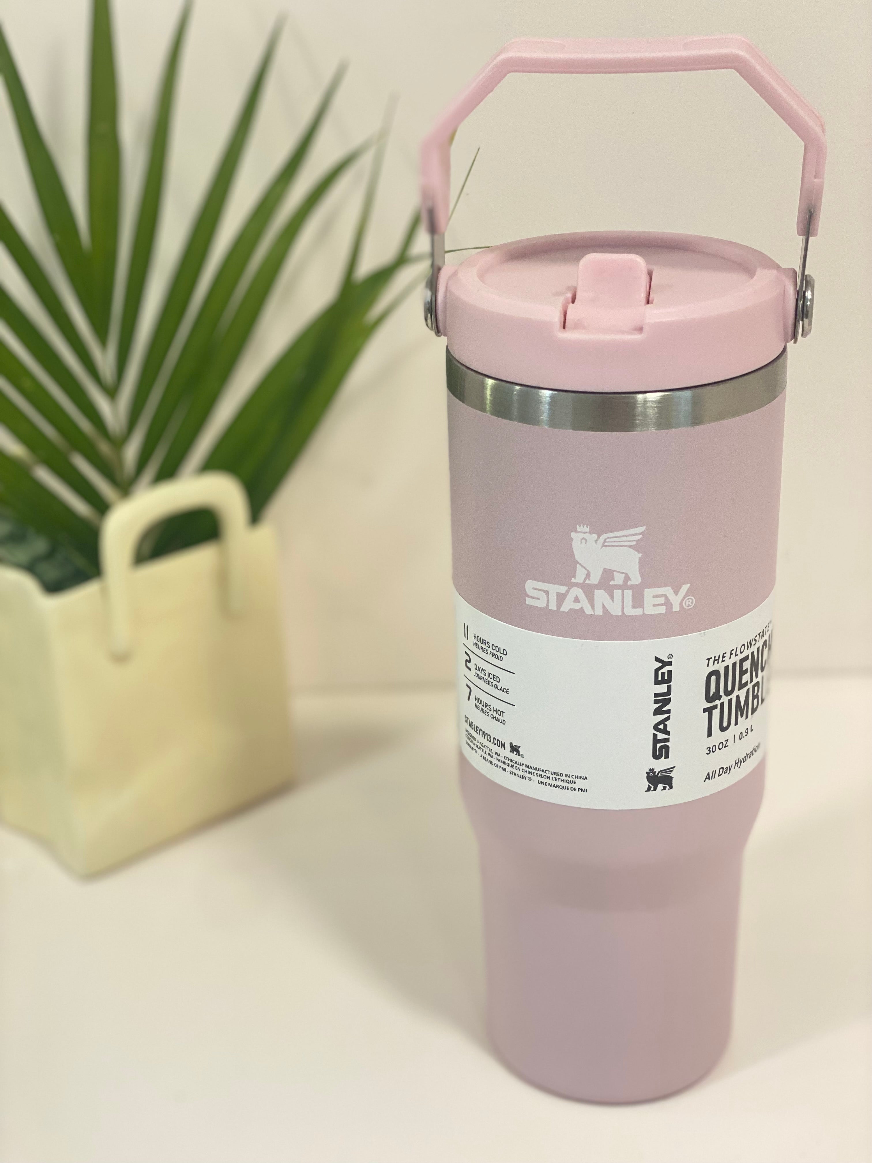 Stanley Quencher H2.0 FlowState Tumbler – 30 oz Insulated Hydration Sipper with Handle & Straw