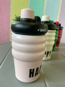 Happy Coffee Sipper Bottle