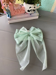 Holographic Big Bow Clip