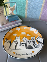 Load image into Gallery viewer, Cat Family Ceramic Plate
