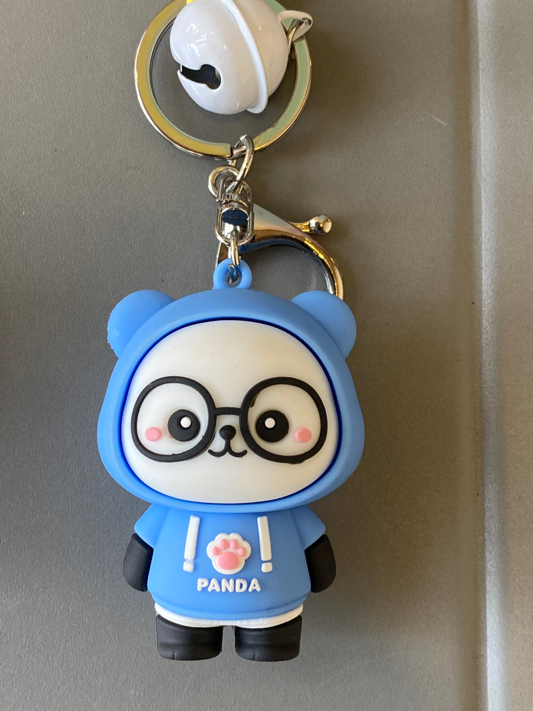 Bear & Panda Hoodie Keychain