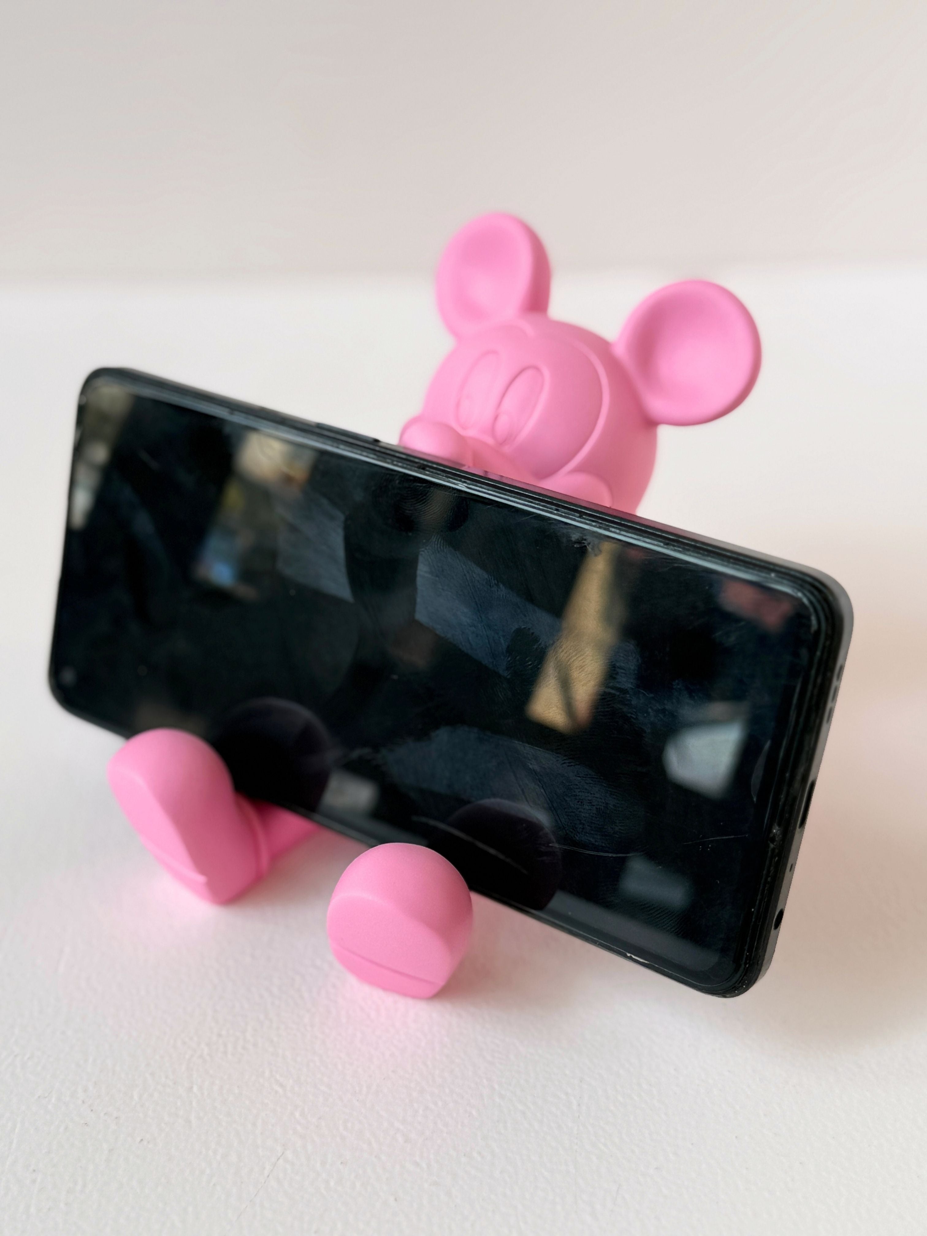 Playful Mickey-Inspired Phone Stand - Main Image