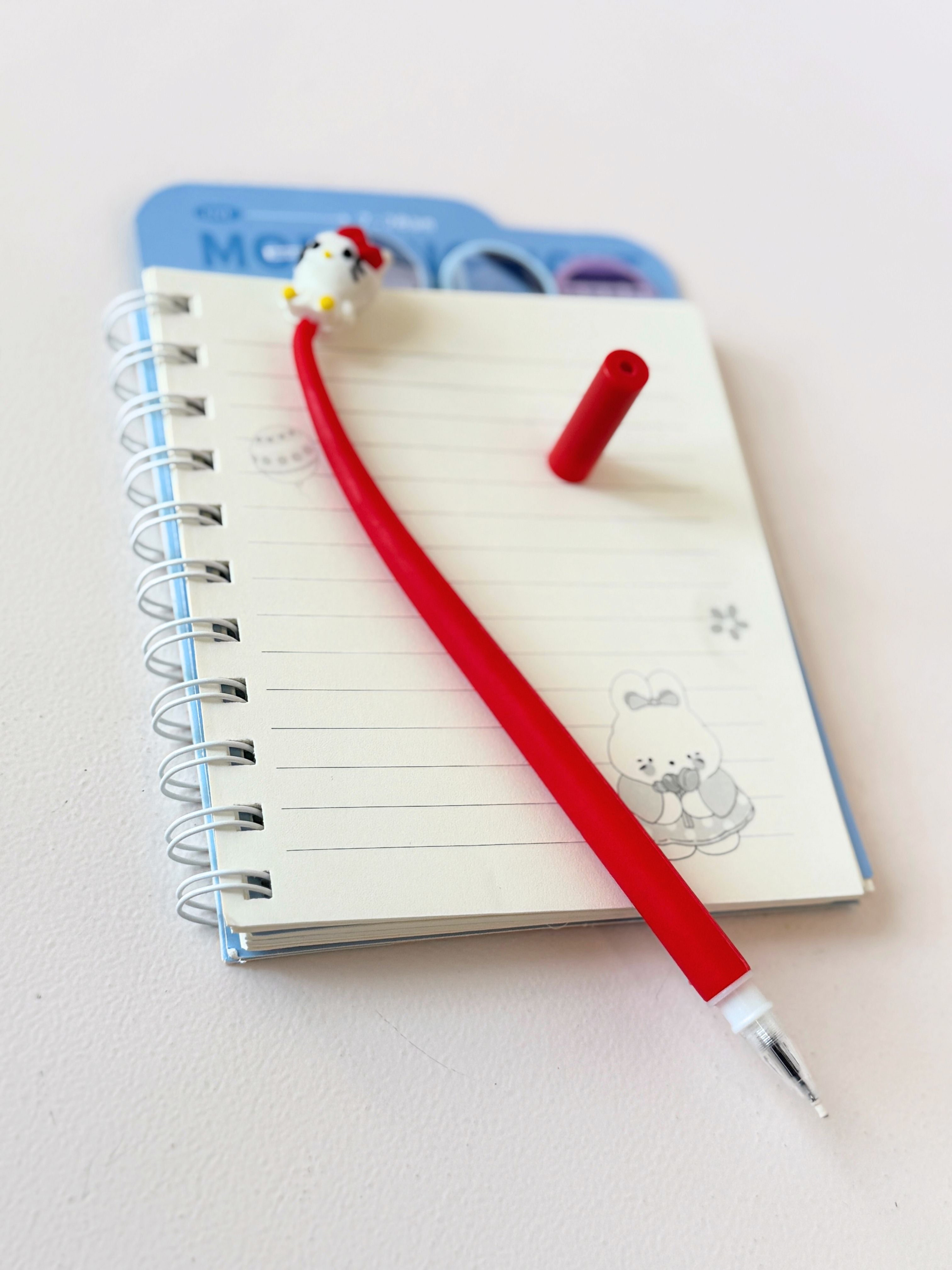 Cute Kitty Flexible Gel Pen – Kawaii Character Writing Pen for School & Office