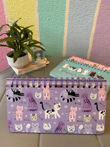 Cat Weekly Planner - Black Colour