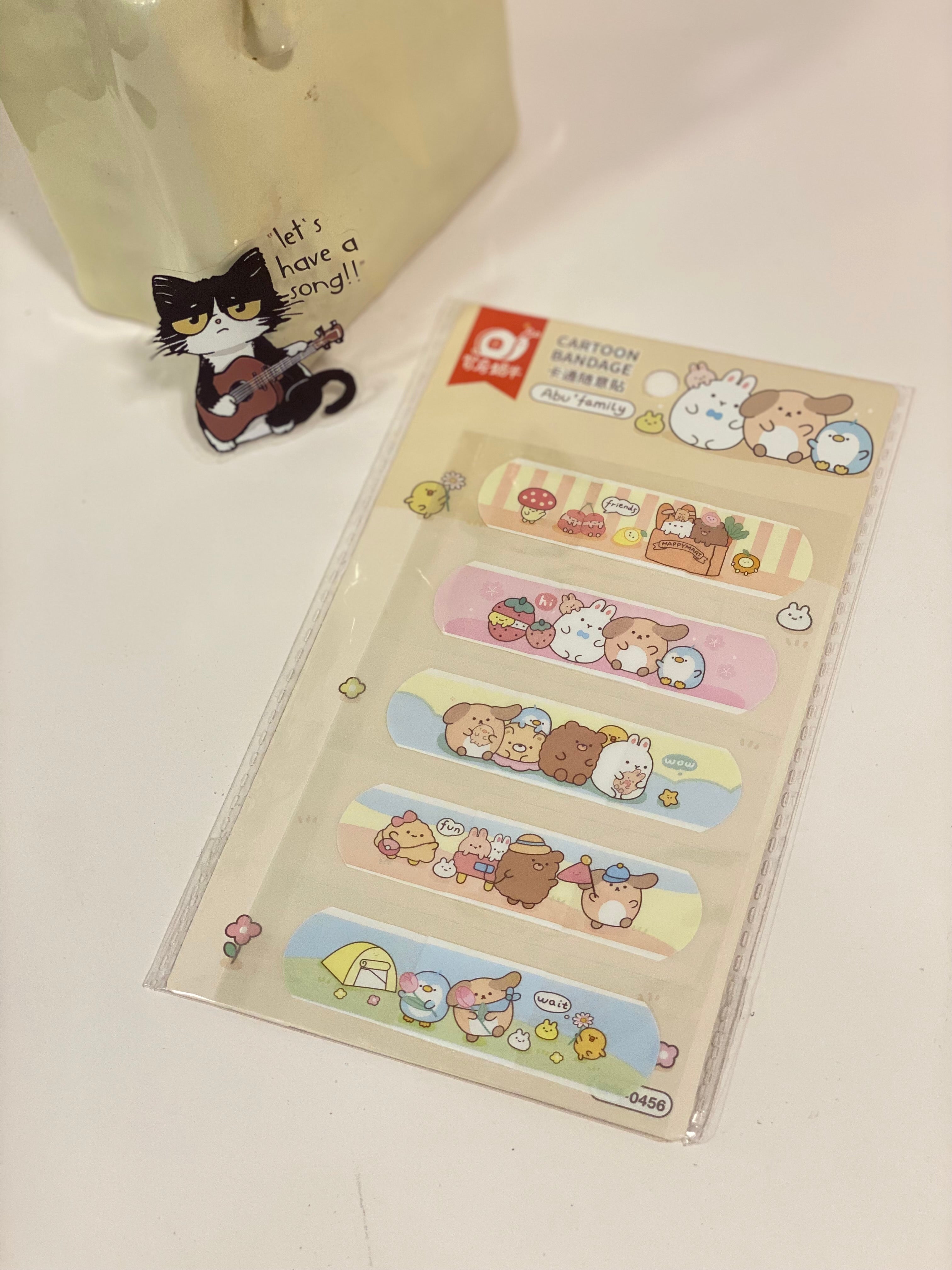 Cute Cartoon Printed Bandage Set