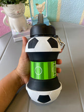 Load image into Gallery viewer, Football Collapsible Sipper Bottle
