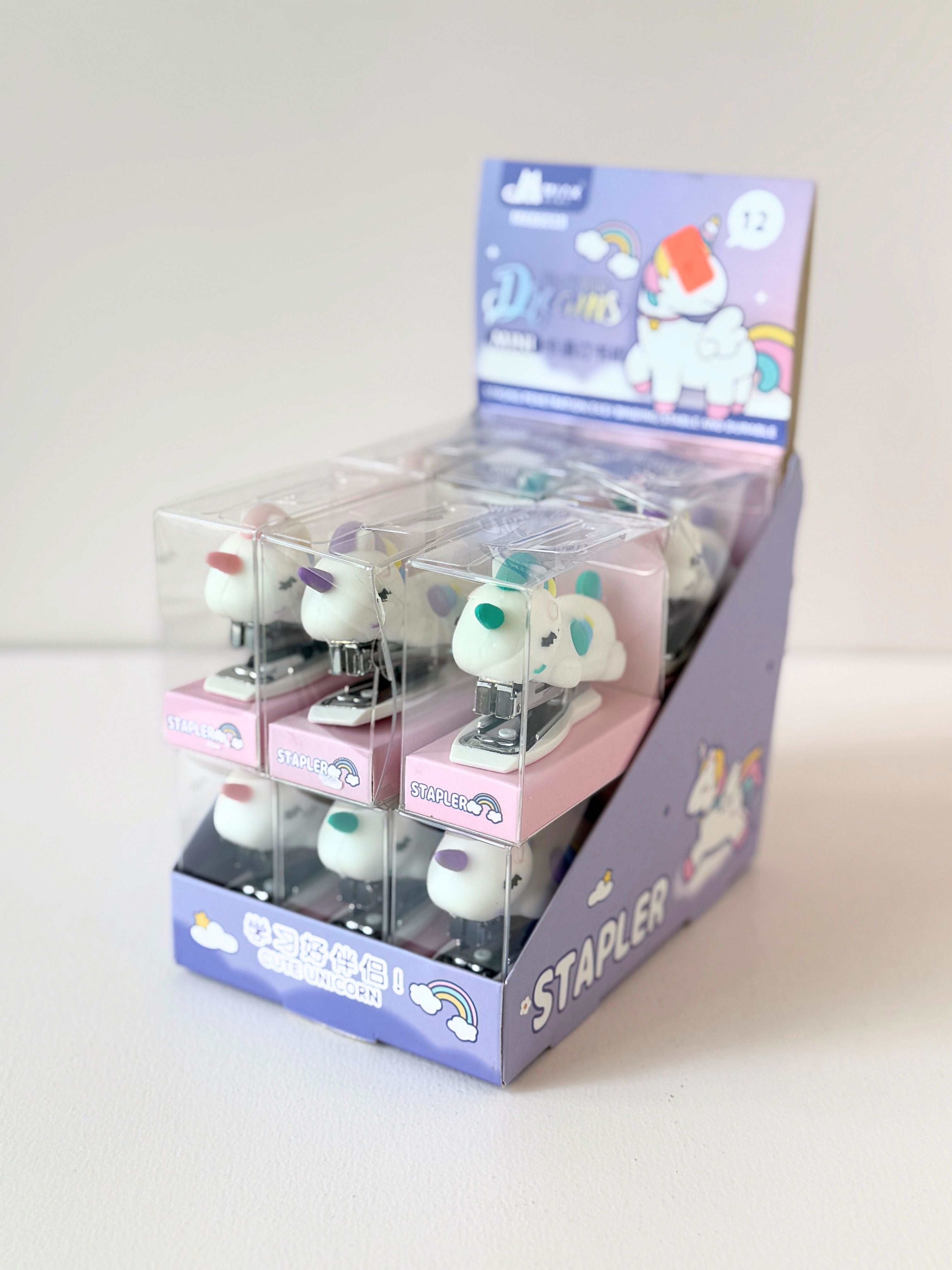 Mini Unicorn Stapler – Cute & Colorful Desktop Stapler for Kids & Stationery Lovers