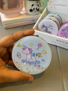 Liquid Glitter Cosmetic Mirror