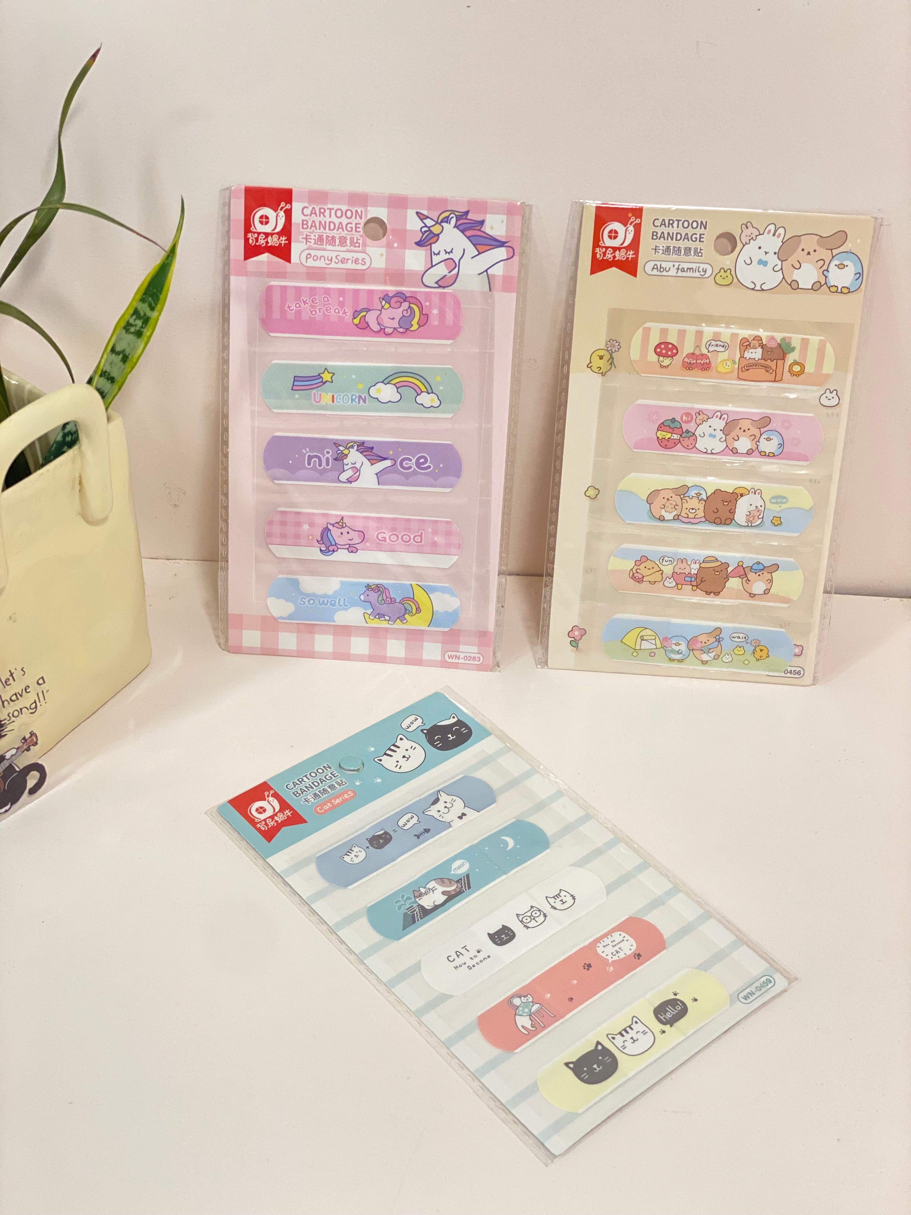 Cute Cartoon Printed Bandage Set