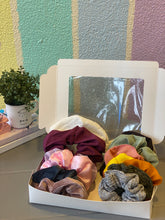 Load image into Gallery viewer, Colourful Hair Scrunchies Box Hamper
