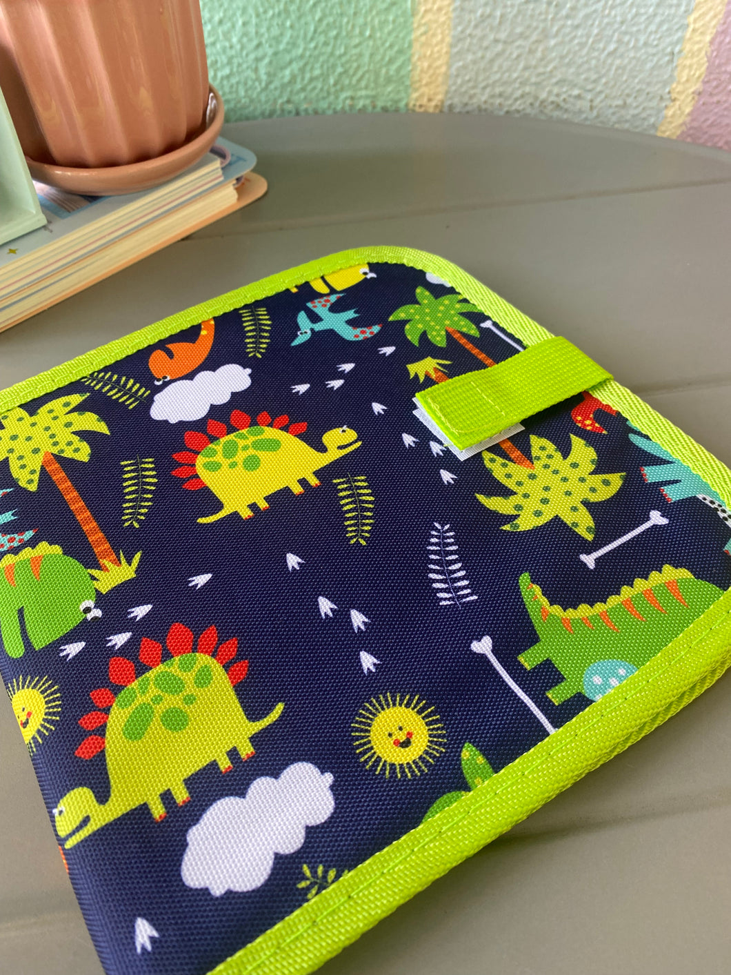 Dino Print Foldable Blackboard