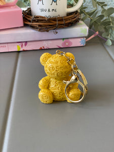 Smiley Bear Keychain