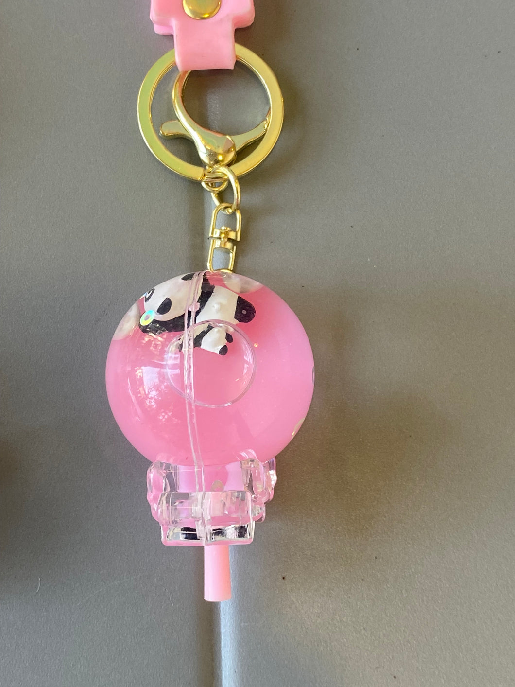 Unicorn And Panda Glitter Keychain