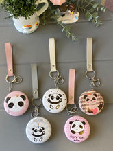 Load image into Gallery viewer, Panda Mirror Keychain

