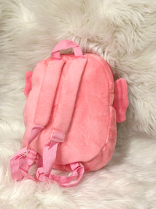 Cute Unicorn Medium Fur Bagpack