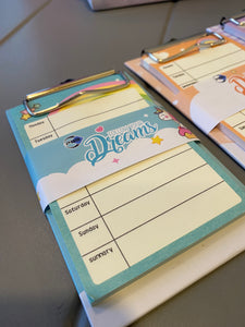 Unicorn Weekly Memo Pad